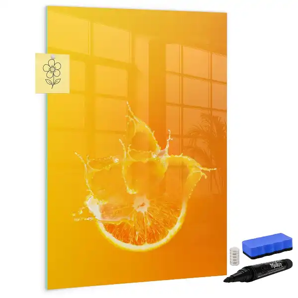 Magnettafel beschreibbare Ausführung
