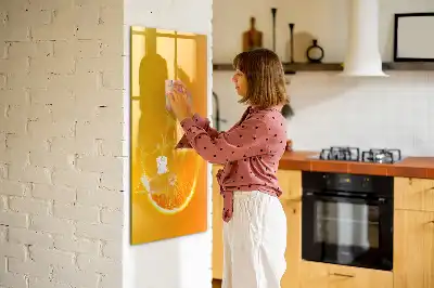 Magnettafel beschreibbare Ausführung