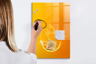 Magnettafel beschreibbare Ausführung