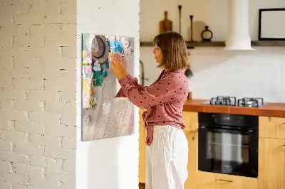 Magnettafel zum Beschreiben Motiv Sandstrand