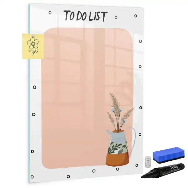 Magnetische To-Do-Liste zum Beschriften