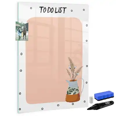 Magnetische To-Do-Liste zum Beschriften