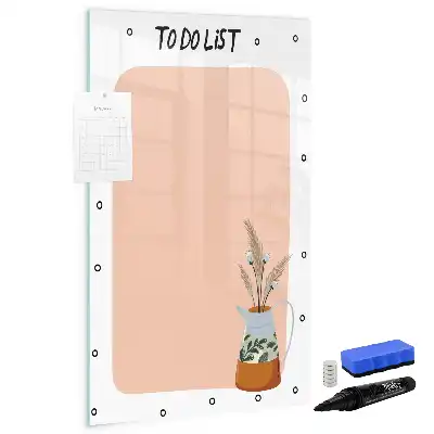 Magnetische To-Do-Liste zum Beschriften