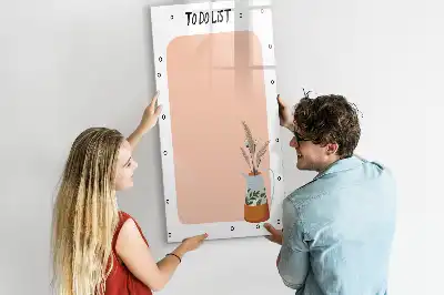 Magnetische To-Do-Liste zum Beschriften