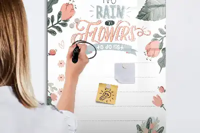 Magnetische Schreibtafel dekorative Ausführung