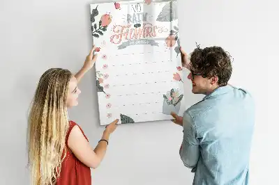 Magnetische Schreibtafel dekorative Ausführung