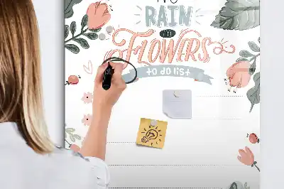 Magnetische Schreibtafel dekorative Ausführung