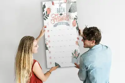 Magnetische Schreibtafel dekorative Ausführung