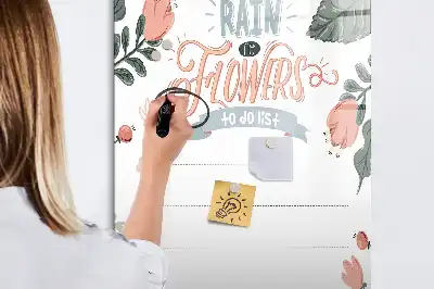 Magnetische Schreibtafel dekorative Ausführung
