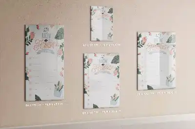 Magnetische Schreibtafel dekorative Ausführung