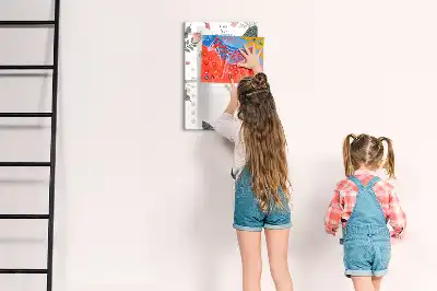 Magnetische Schreibtafel dekorative Ausführung