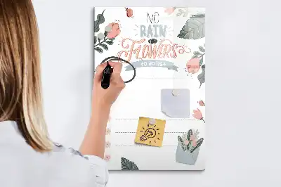Magnetische Schreibtafel dekorative Ausführung