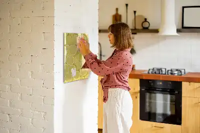 Magnettafel zum Beschreiben mit Zitronenscheiben-Motiv