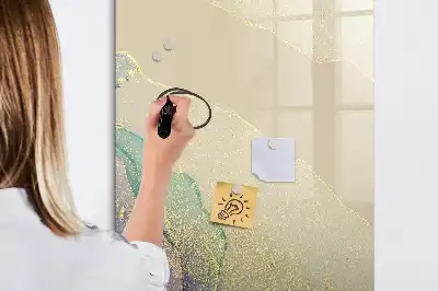 Magnettafel zum Beschreiben in bunter Marmoroptik