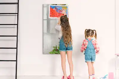 Magnettafel zum Beschreiben mit Motiv Gemüse auf Holz