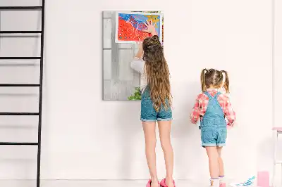 Magnettafel zum Beschreiben mit Motiv Gemüse auf Holz