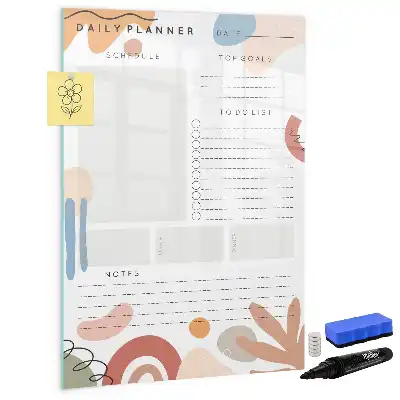 Magnetischer Tagesplaner beschreibbare Magnettafel
