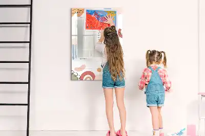 Magnetischer Tagesplaner beschreibbare Magnettafel