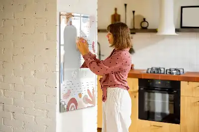 Magnetischer Tagesplaner beschreibbare Magnettafel
