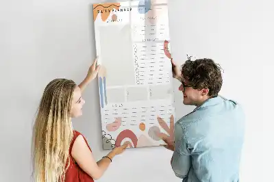 Magnetischer Tagesplaner beschreibbare Magnettafel
