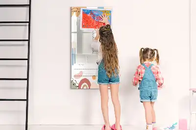 Magnetischer Tagesplaner beschreibbare Magnettafel