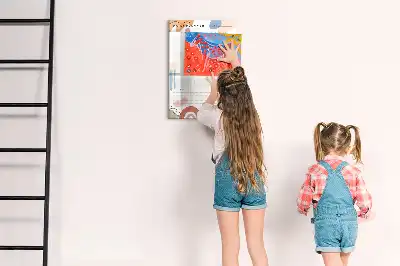 Magnetischer Tagesplaner beschreibbare Magnettafel
