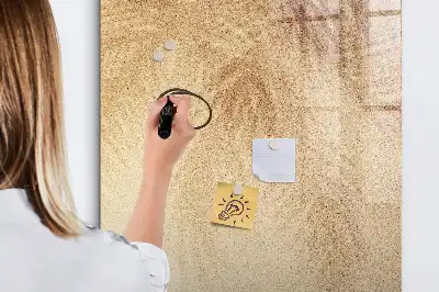 Magnettafel beschreibbar mit Palmenblattschatten Motiv