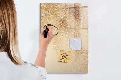 Magnettafel beschreibbar mit Palmenblattschatten Motiv