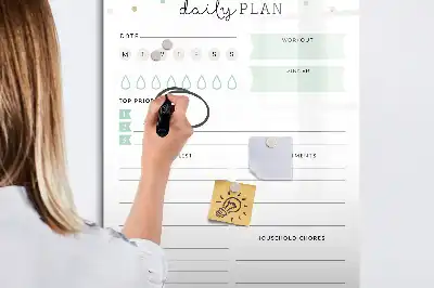 Tagesplan-Magnettafel zum Beschriften