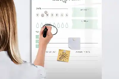 Tagesplan-Magnettafel zum Beschriften