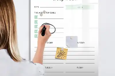 Wochenplan beschreibbare Magnettafel