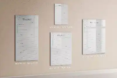 Wochenplan beschreibbare Magnettafel