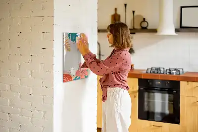 Magnettafel zum Beschreiben Motiv Sommerblume