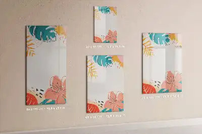 Magnettafel zum Beschreiben Motiv Sommerblume