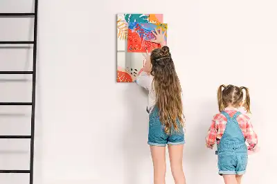 Magnettafel zum Beschreiben Motiv Sommerblume