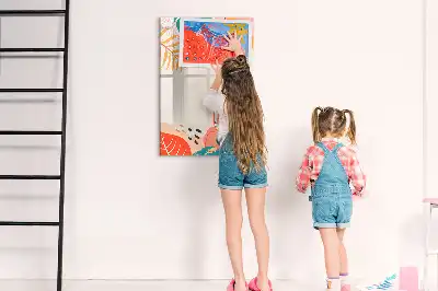 Magnettafel zum Beschreiben Motiv Sommerblume