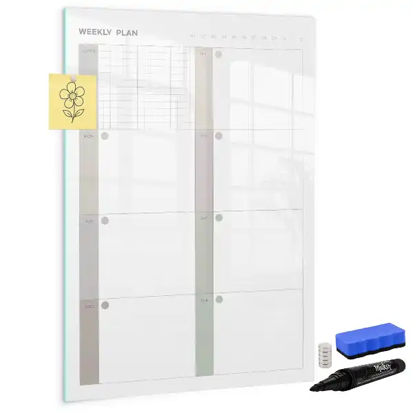 Wochenplaner magnetische Schreibtafel