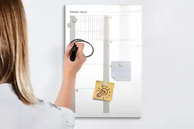 Wochenplaner magnetische Schreibtafel