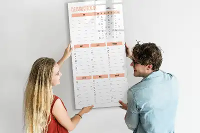 Magnettafel zum Schreiben als praktische Putzliste