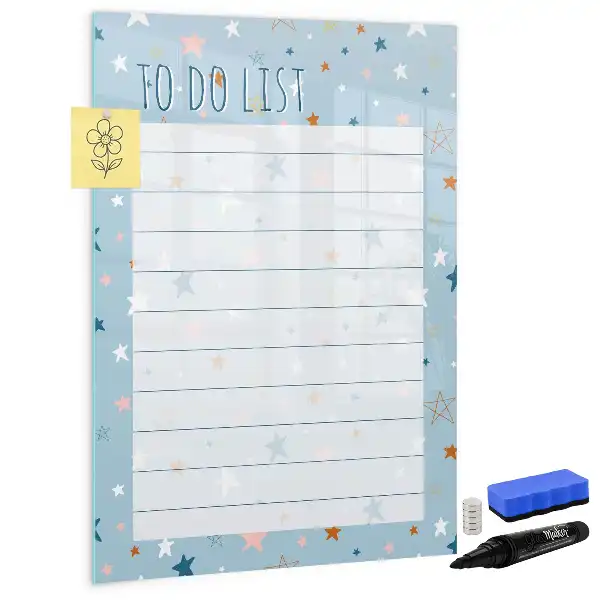 Magnetische To-Do-Liste zum Beschriften