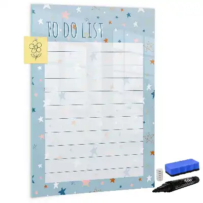 Magnetische To-Do-Liste zum Beschriften
