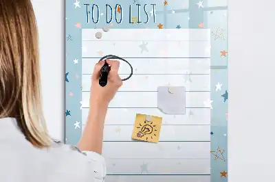Magnetische To-Do-Liste zum Beschriften