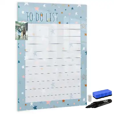 Magnetische To-Do-Liste zum Beschriften
