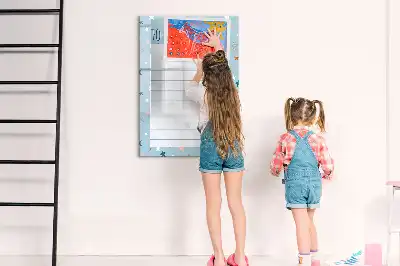 Magnetische To-Do-Liste zum Beschriften