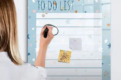 Magnetische To-Do-Liste zum Beschriften