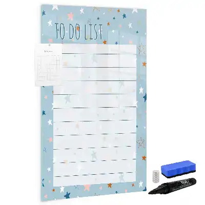 Magnetische To-Do-Liste zum Beschriften