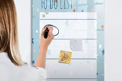 Magnetische To-Do-Liste zum Beschriften