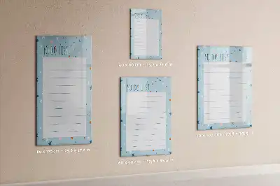 Magnetische To-Do-Liste zum Beschriften