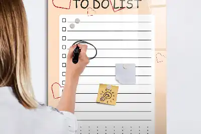 Magnetische To-Do-Liste beschreibbare Tafel