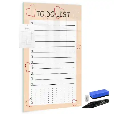Magnetische To-Do-Liste beschreibbare Tafel